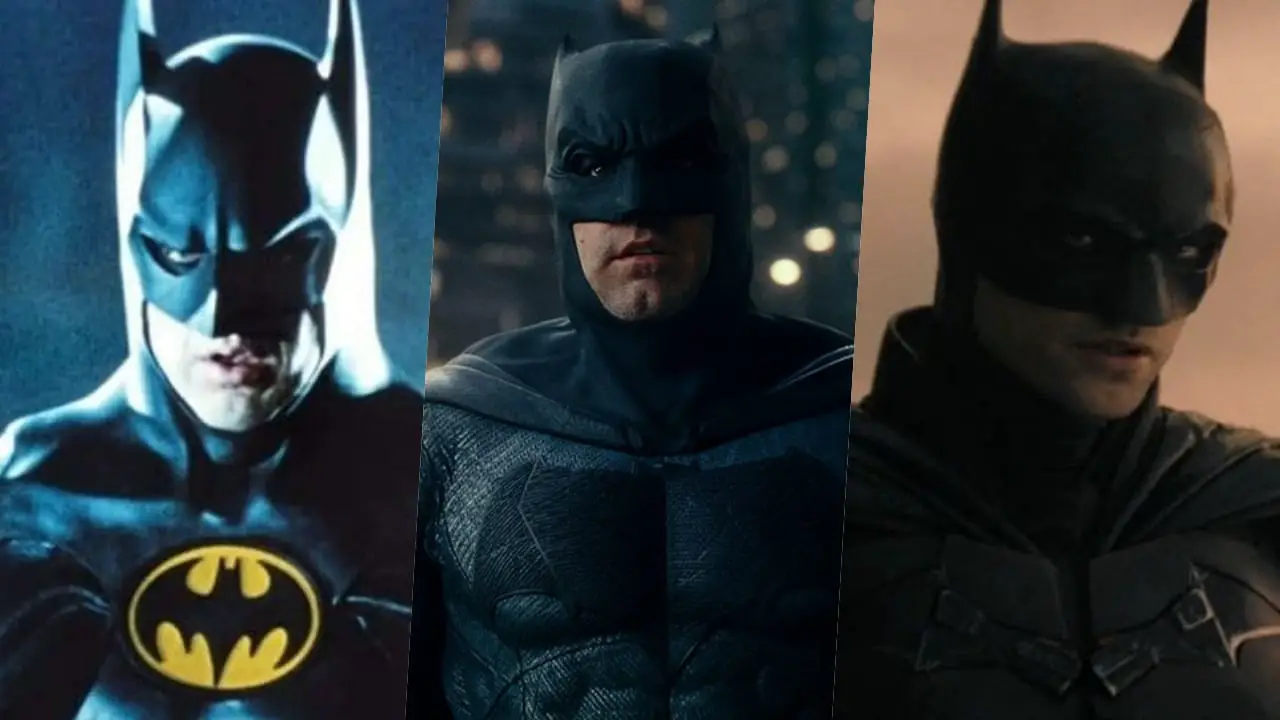 Michael Keaton, Ben Affleck e Robert Pattinson serão Batman em 2022