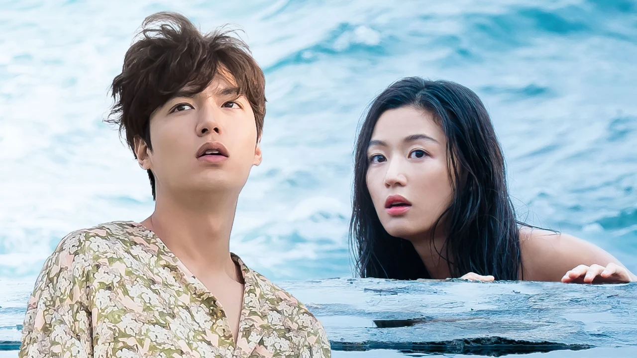 Imagem oficial de The Legend of the Blue Sea no Rakuten Viki